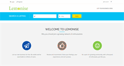 Desktop Screenshot of lemonise.com