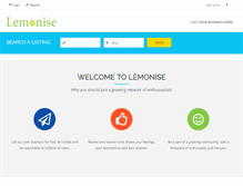 Tablet Screenshot of lemonise.com